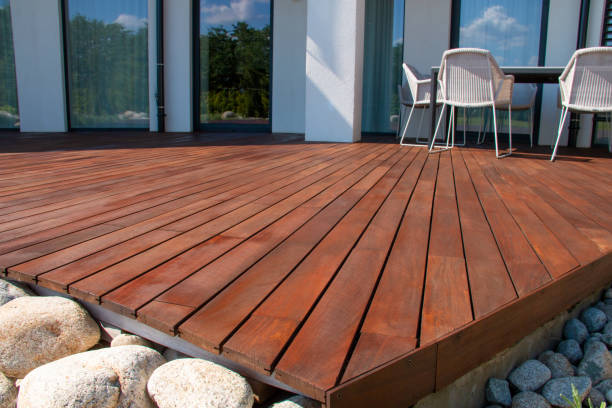 Wood deck